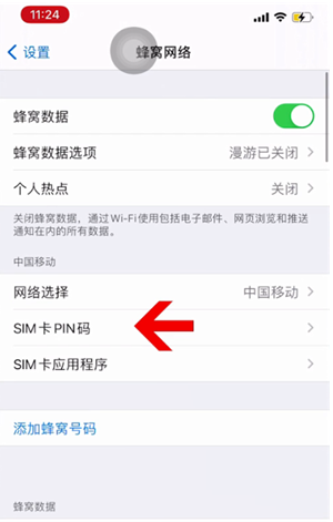 伽师苹果14维修网分享如何给iPhone14的SIM卡设置密码 